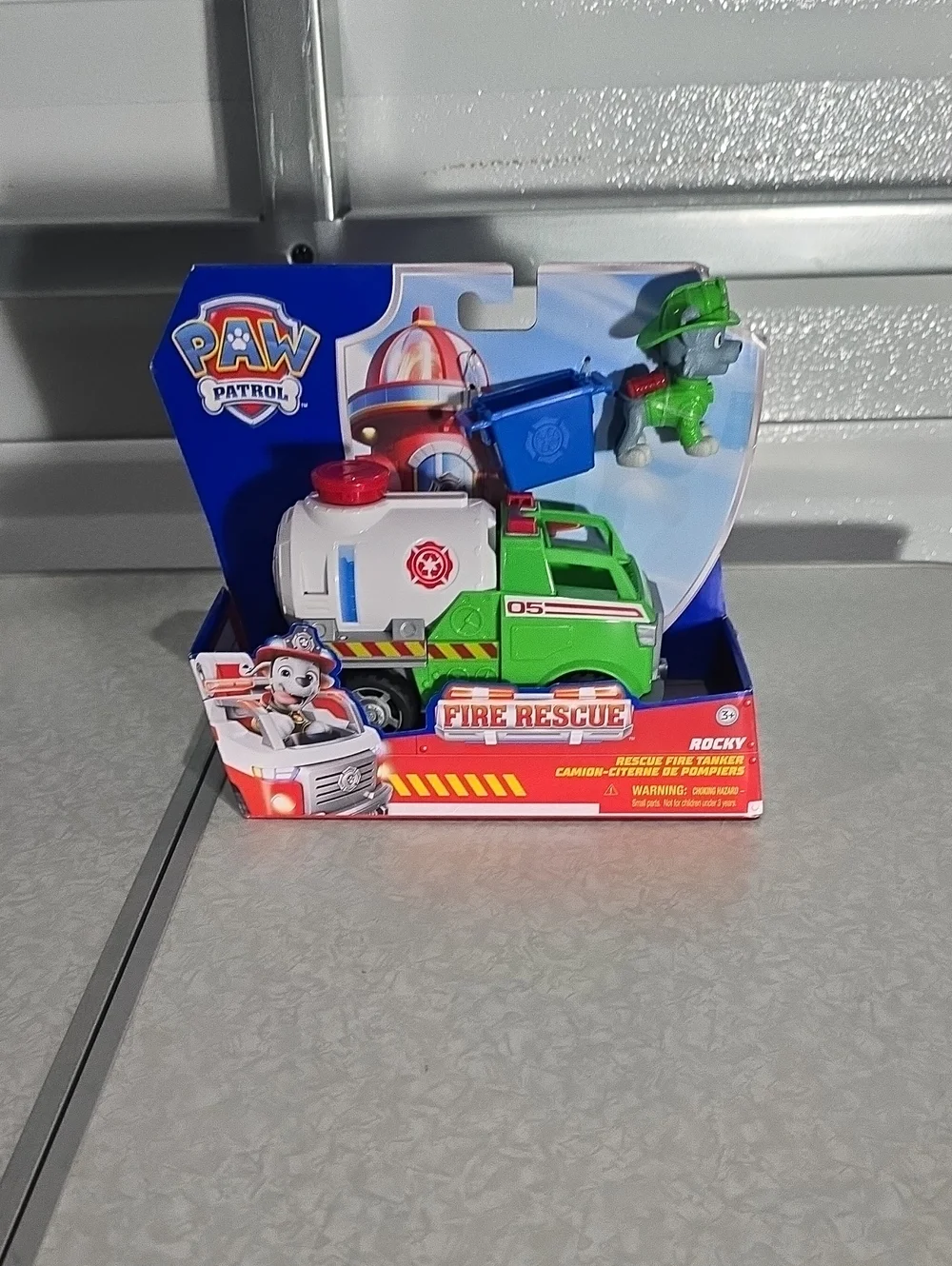 PAW Patrol Rocky Fire Rescue Tanker Truck - Green NWT